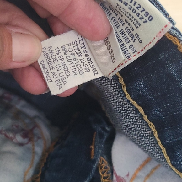 True Religion Julie jeans dark wash tiny size 25 - Picture 5 of 8